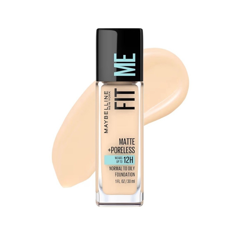 Maybelline Fit Me POUCH Matte + Poreless Liquid Normal To Oily 118 Light Beige